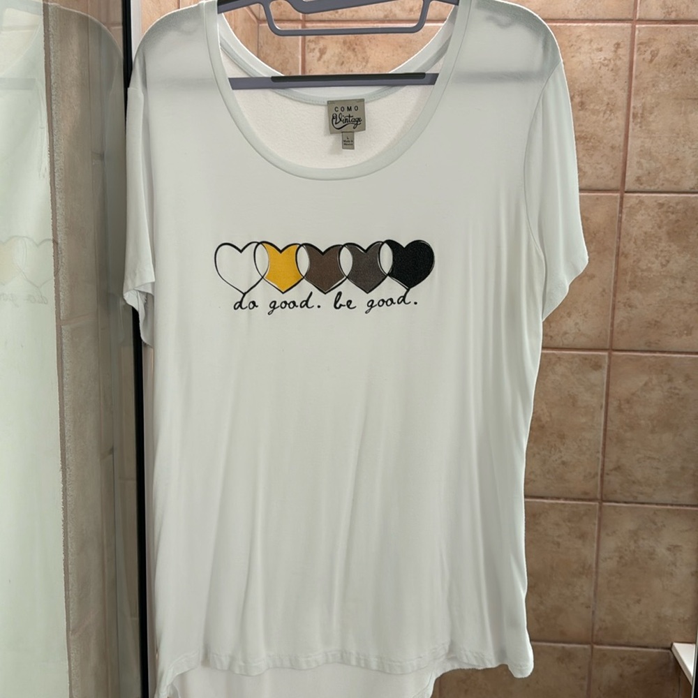 Do good be good heart T-shirt